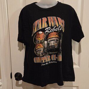 Star Wars Rebels Chopper Droid Graphic T-Shirt Size Medium